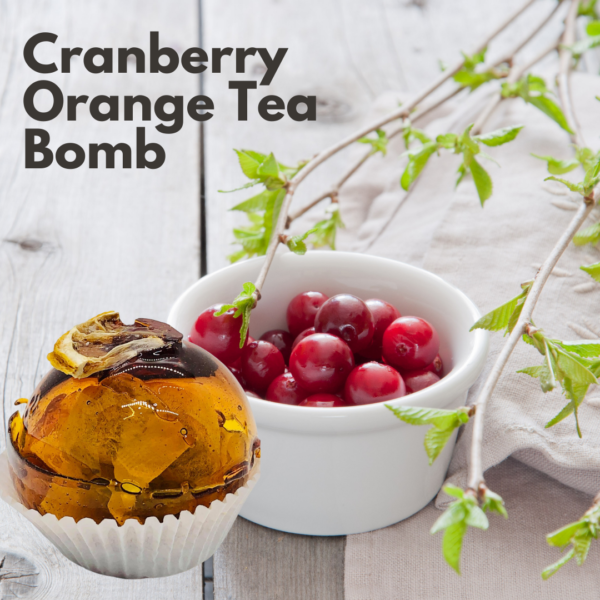 Cranberry Orange Tea Bomb